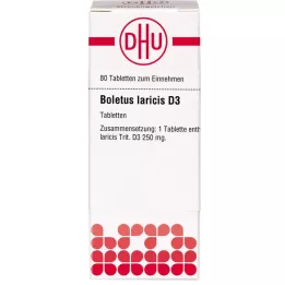 BOLETUS LARICIS D 3 comprimidos, 80 unidades