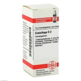 CIMICIFUGA D 2 Glóbulos, 10 g