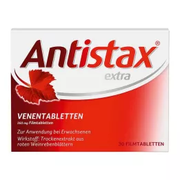 ANTISTAX comprimidos extra para veias, 30 unidades