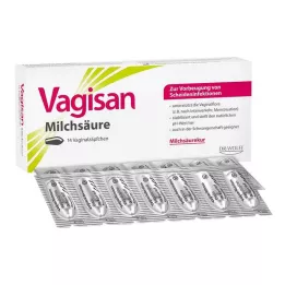 VAGISAN Supositórios vaginais de ácido láctico, 14 unidades