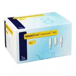 NOVOFINE Cânulas Autocover 8 mm 30 G, 100 unidades