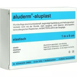 ALUDERM aluplast Wundverb.Pfl.6 cmx1 m elástico, 1 peça
