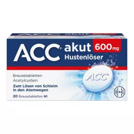 ACC akut 600 comprimidos efervescentes, 20 unidades