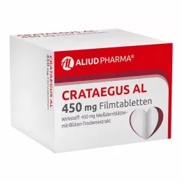CRATAEGUS AL Comprimidos revestidos por película de 450 mg, 50 unidades