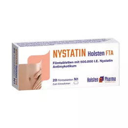 NYSTATIN Comprimidos revestidos por película de Holsten, 20 unidades
