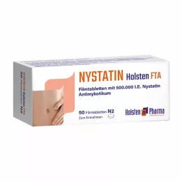 NYSTATIN Comprimidos revestidos por película de Holsten, 50 unidades