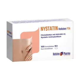 NYSTATIN Comprimidos revestidos por película de Holsten, 100 unidades