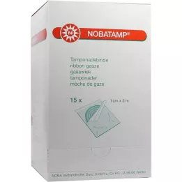 NOBATAMP-Ligação de tamponamento de esteril 1 cmx5 m, 15 horas