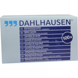 SICHERHEITS-LANCETAS DE SANGUE, 100 unid