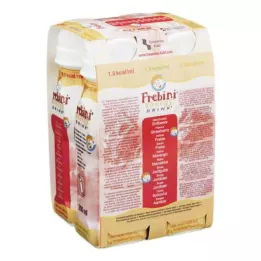 FREBINI Garrafa para Bebida Energética Morango, 4X200 ml