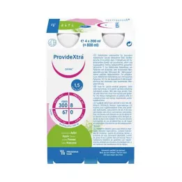 PROVIDE Garrafa de maçã Xtra Drink, 4X200 ml