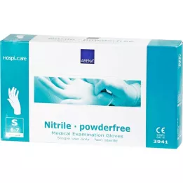 NITRIL Luvas sem pó pequenas, 100 peças
