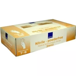 NITRIL Luvas sem acelerador, sem pó, médias, 100 peças
