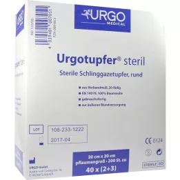 URGOTUPFER estéril tamanho ameixa 2+3, 200 unidades