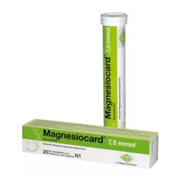 MAGNESIOCARD Comprimidos efervescentes de 7,5 mmol, 20 unidades