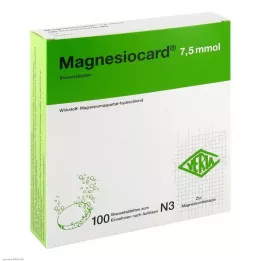 MAGNESIOCARD 7,5 mmol comprimidos efervescentes, 100 St