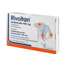 RIVOLTAN Comprimidos revestidos por película de Devils Claw 480 mg, 50 unidades