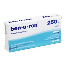BEN-U-RON 250 mg supositórios, 10 pcs