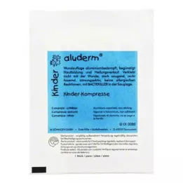 ALUDERM Compressas infantis 6x6 cm, 1 peça