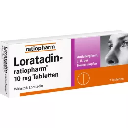 LORATADIN-comprimidos de ratiopharm 10 mg, 7 unidades