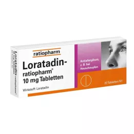 LORATADIN-ratiopharm 10 mg comprimidos, 20 unidades