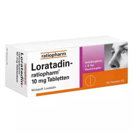 LORATADIN-ratiopharm 10 mg comprimidos, 100 unidades