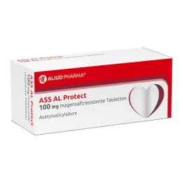 ASS AL Protect 100 mg comprimidos gastrorresistentes, 50 unidades