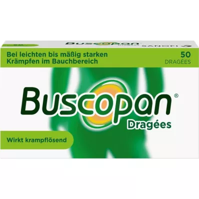 BUSCOPAN Drageias, 50 unidades BUSCOPAN Drageias, 50 unidades