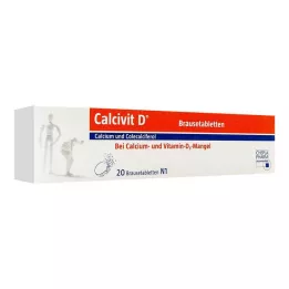 CALCIVIT D comprimidos efervescentes, 20 unidades