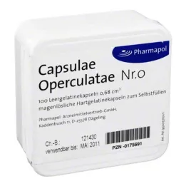 Cápsulas Capsulae Operculatae, 100 unidades