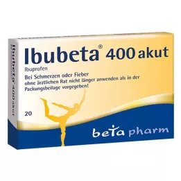 IBUBETA 400 comprimidos revestidos por película aguda, 20 unidades