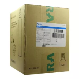 AQUA Solução de enxágue B.Braun Ecolav, 20X100 ml