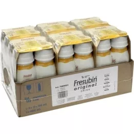 FRESUBIN ORIGINAL DRINK Garrafa de baunilha 6X4X200 ml