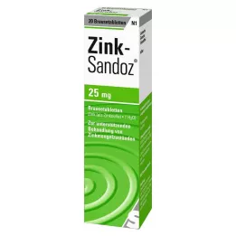 ZINK SANDOZ Comprimidos efervescentes, 20 unidades