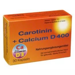 CAROTININ+Cálcio D 400 cápsulas, 30 unidades