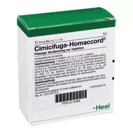 CIMICIFUGA HOMACCORD Ampolas, 10 unidades