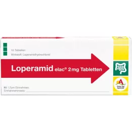 LOPERAMID comprimidos de elac 2 mg, 10 unidades