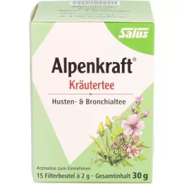 ALPENKRAFT Chá para tosse e brônquios Salus Fbtl., 15 peças