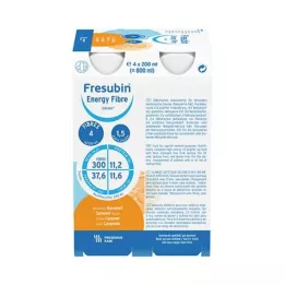 FRESUBIN ENERGY Fibra DRINK Garrafa de caramelo 6X4X200 ml