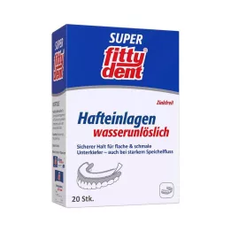 FITTYDENT Almofadas Super Adesivas Conforto, 20 unidades