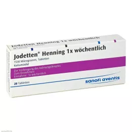 JODETTEN Henning 1x comprimidos semanais, 28 unidades