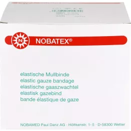 NOBATEX Ataduras de gaze elástica 6 cmx4 m sem embalagem, 50 peças