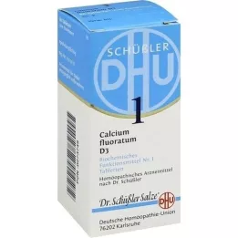 BIOCHEMIE DHU 1 comprimido de fluorato de cálcio D 3, 80 unidades