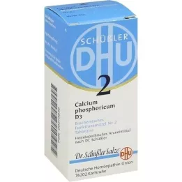BIOCHEMIE DHU 2 comprimidos de cálcio fosfórico D 3, 80 unidades
