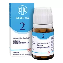 BIOCHEMIE DHU 2 Cálcio fosfórico D 6 comprimidos, 80 unidades
