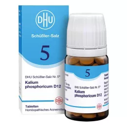 BIOCHEMIE DHU 5 comprimidos de Kalium phosphoricum D 12, 80 unidades