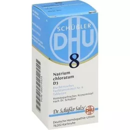 BIOCHEMIE DHU 8 comprimidos de clorato de sódio D 3, 80 unidades