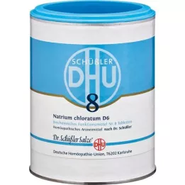 BIOCHEMIE DHU 8 Natrium chloratum D 6 comprimidos, 1000 unidades