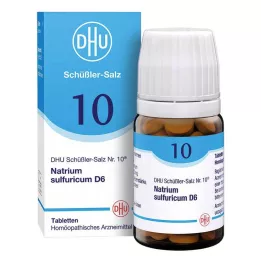 BIOCHEMIE DHU 10 Natrium sulfuricum D 6 comprimidos, 80 unidades
