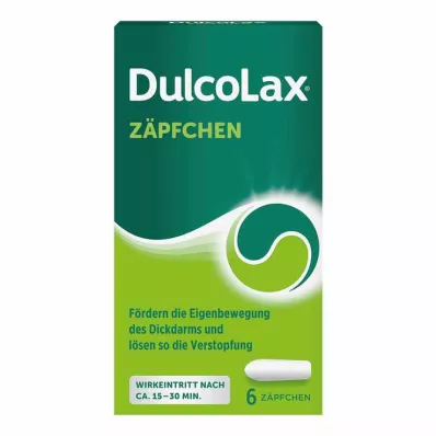 DULCOLAX Supositórios, 6 pcs DULCOLAX Supositórios, 6 pcs